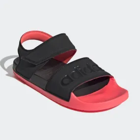 Adidas Adilette Sandals (Black/Signal Pink)(FW4300)