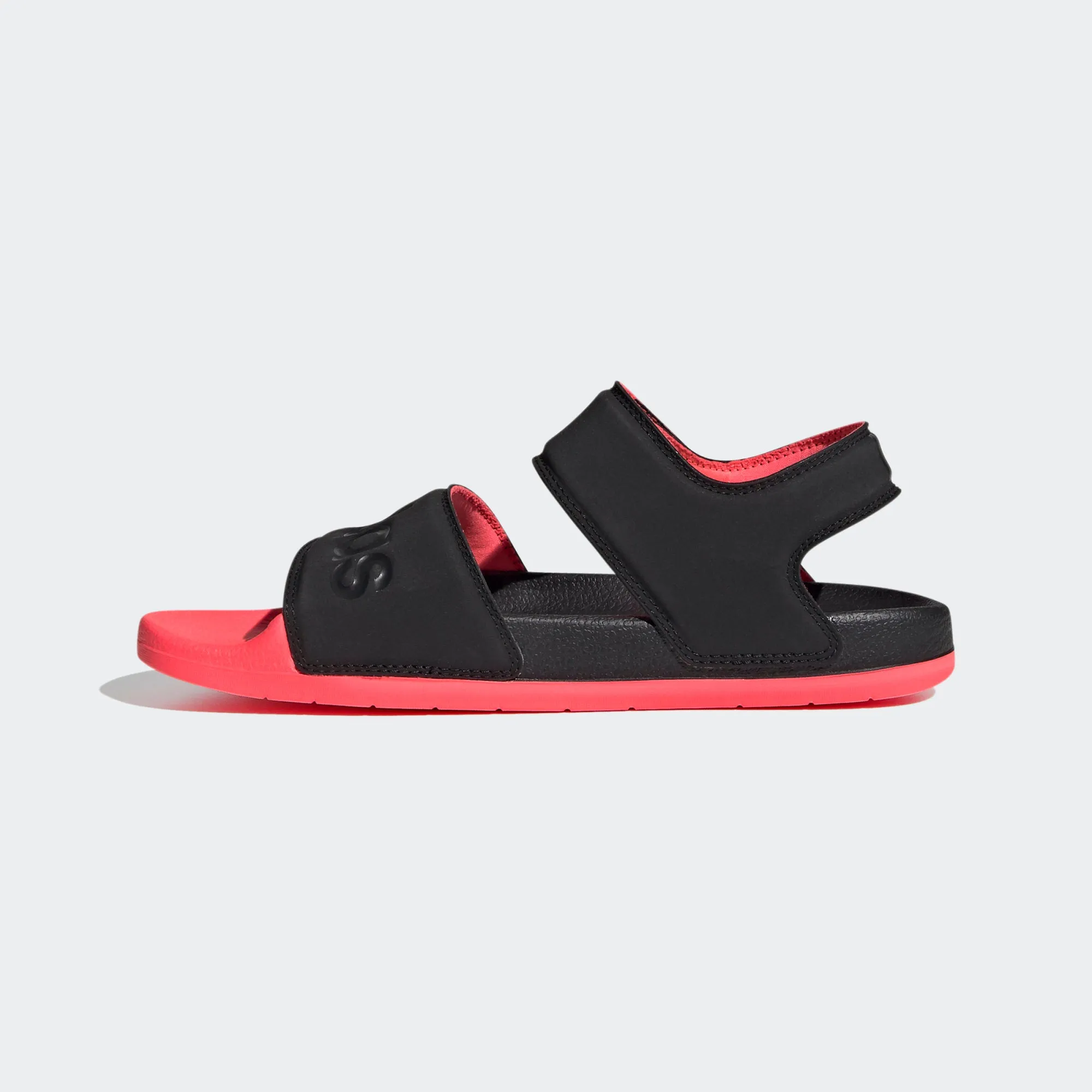 Adidas Adilette Sandals (Black/Signal Pink)(FW4300)