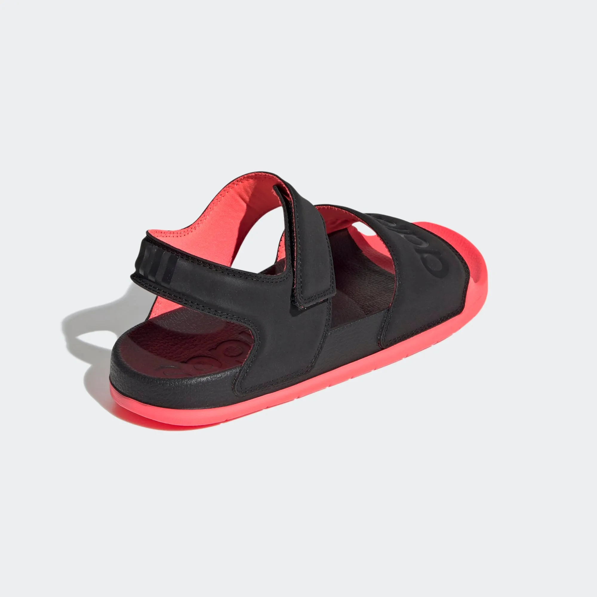 Adidas Adilette Sandals (Black/Signal Pink)(FW4300)