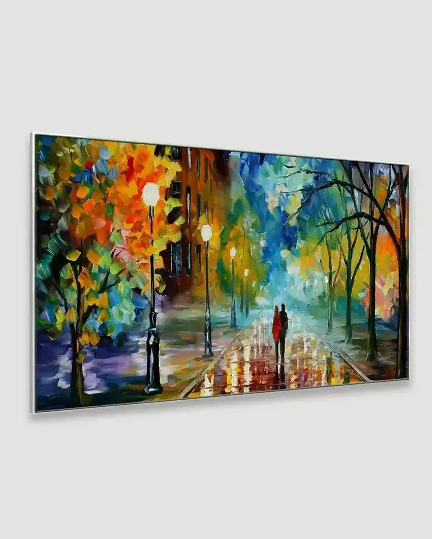 An Evening Stroll Wall Painting | 48 x 24 inches