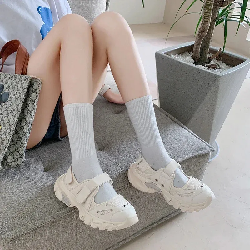 binfenxie Women Sport Sandals Wedge Hollow Out Women Sandals Outdoor Cool Platform Shoes Women Beach Summer Shoes New Footwear