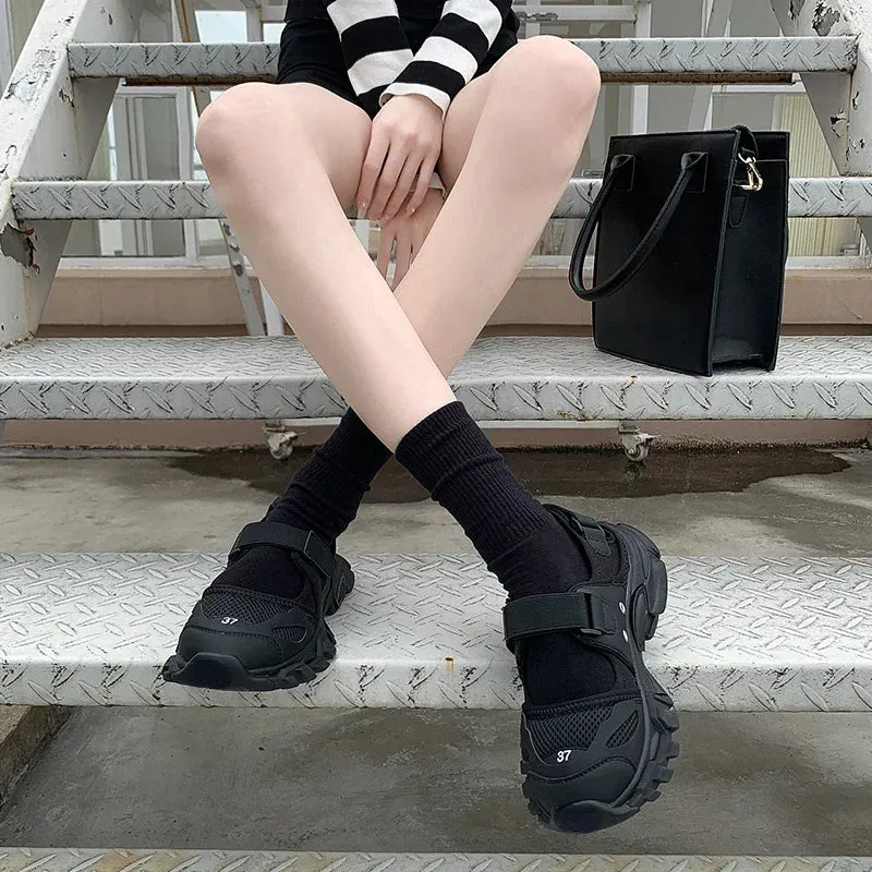 binfenxie Women Sport Sandals Wedge Hollow Out Women Sandals Outdoor Cool Platform Shoes Women Beach Summer Shoes New Footwear