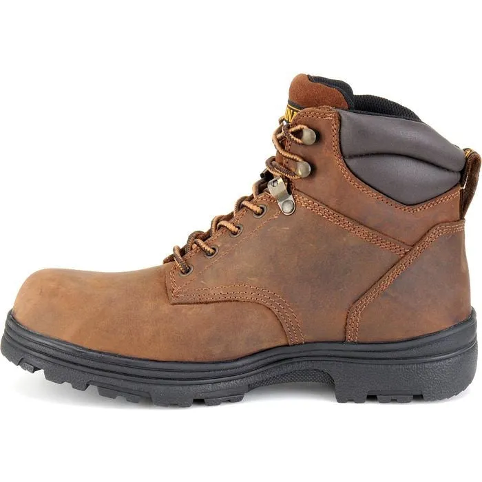 Carolina Men's Engineer 6" Soft Toe Waterproof Slip Resist Work Boot -Brown- CA3026