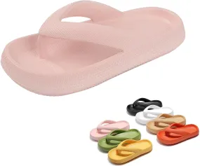 Cloudies Flip Flops for Women and Men, Summer Beach Cloud Pillow Slides EVA Comfy Bath Spa Walking Sandals