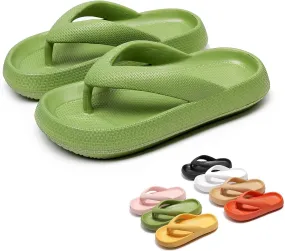 Cloudies Flip Flops for Women and Men, Summer Beach Cloud Pillow Slides EVA Comfy Bath Spa Walking Sandals