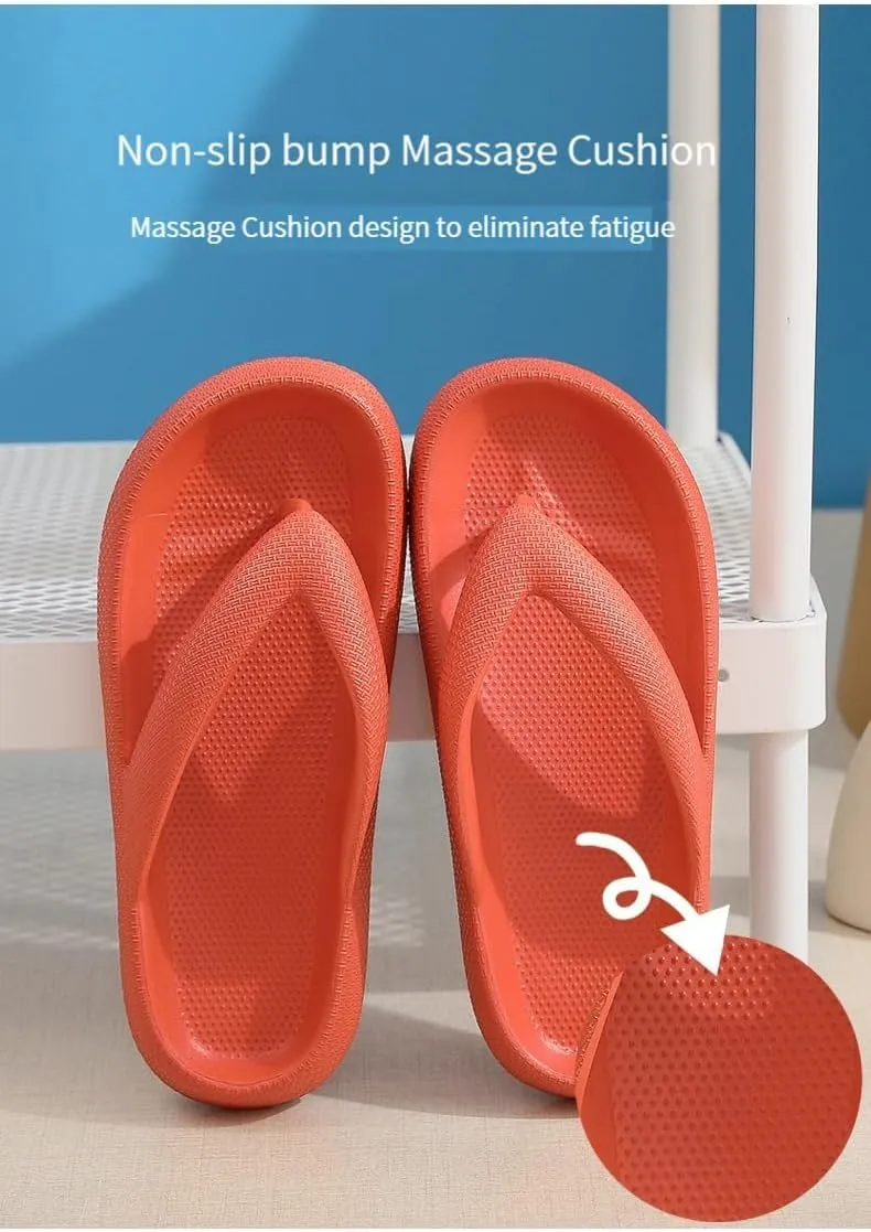 Cloudies Flip Flops for Women and Men, Summer Beach Cloud Pillow Slides EVA Comfy Bath Spa Walking Sandals