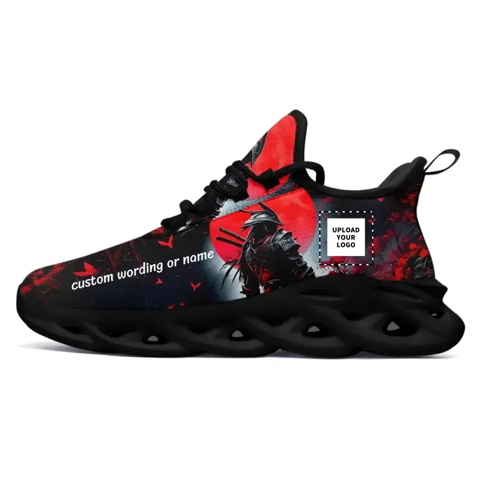 Custom MS Shoes with Black & White Soles, Intriguing Rose Skull Theme, and Personalizable Names/Images,2016MS-2-02049