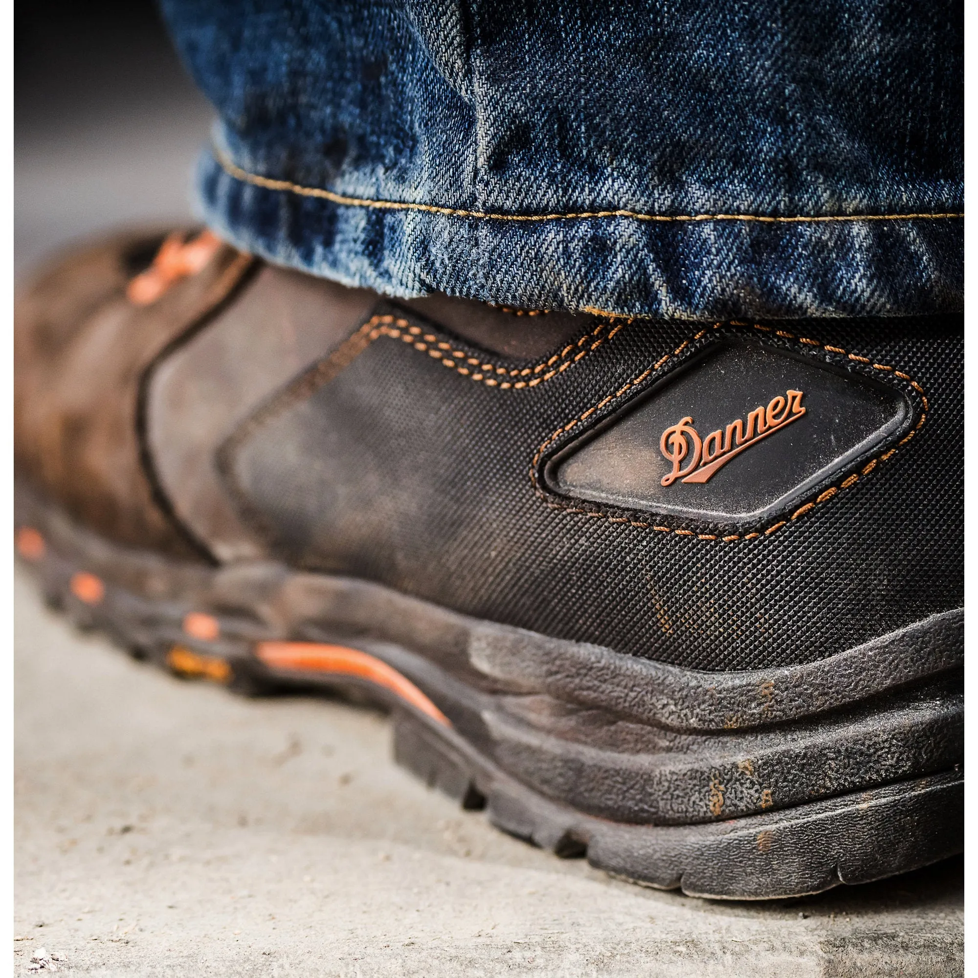 DANNER Vicious 4.5" Boot - Brown/Orange Composite Toe (NMT)
