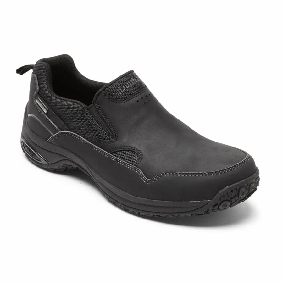 Dunham Men's Cloud Plus Slip Ons- Black