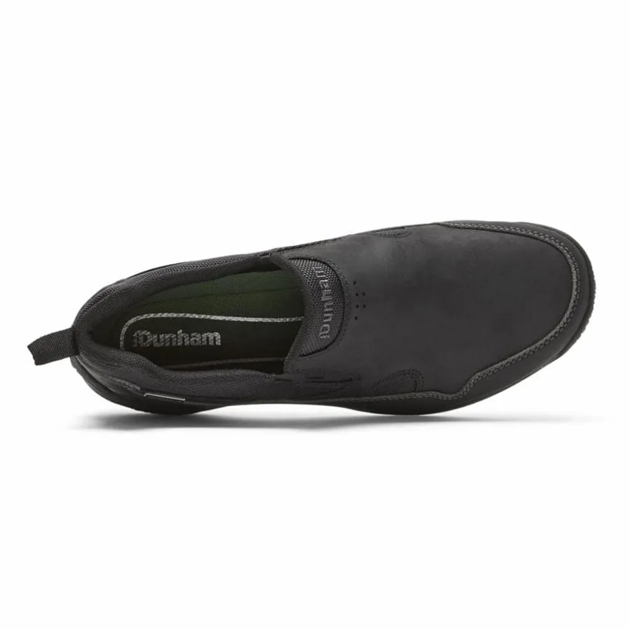 Dunham Men's Cloud Plus Slip Ons- Black