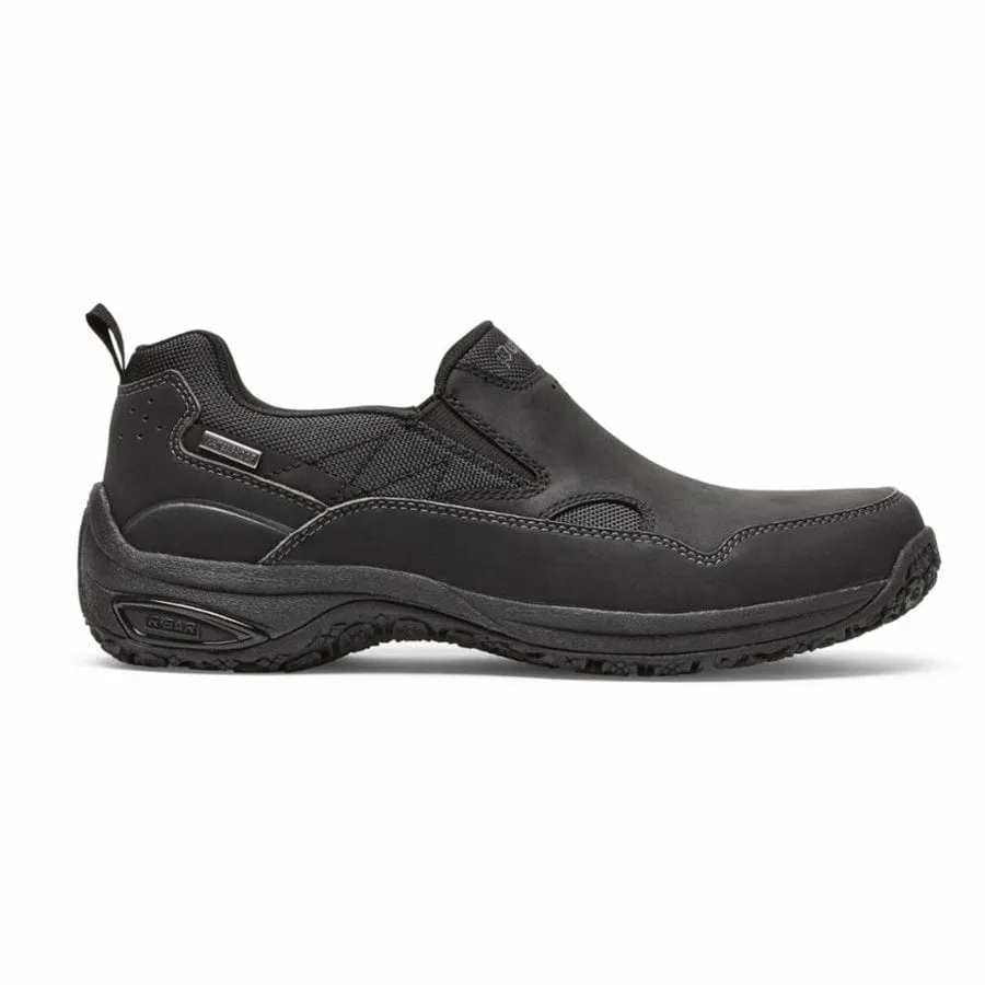 Dunham Men's Cloud Plus Slip Ons- Black