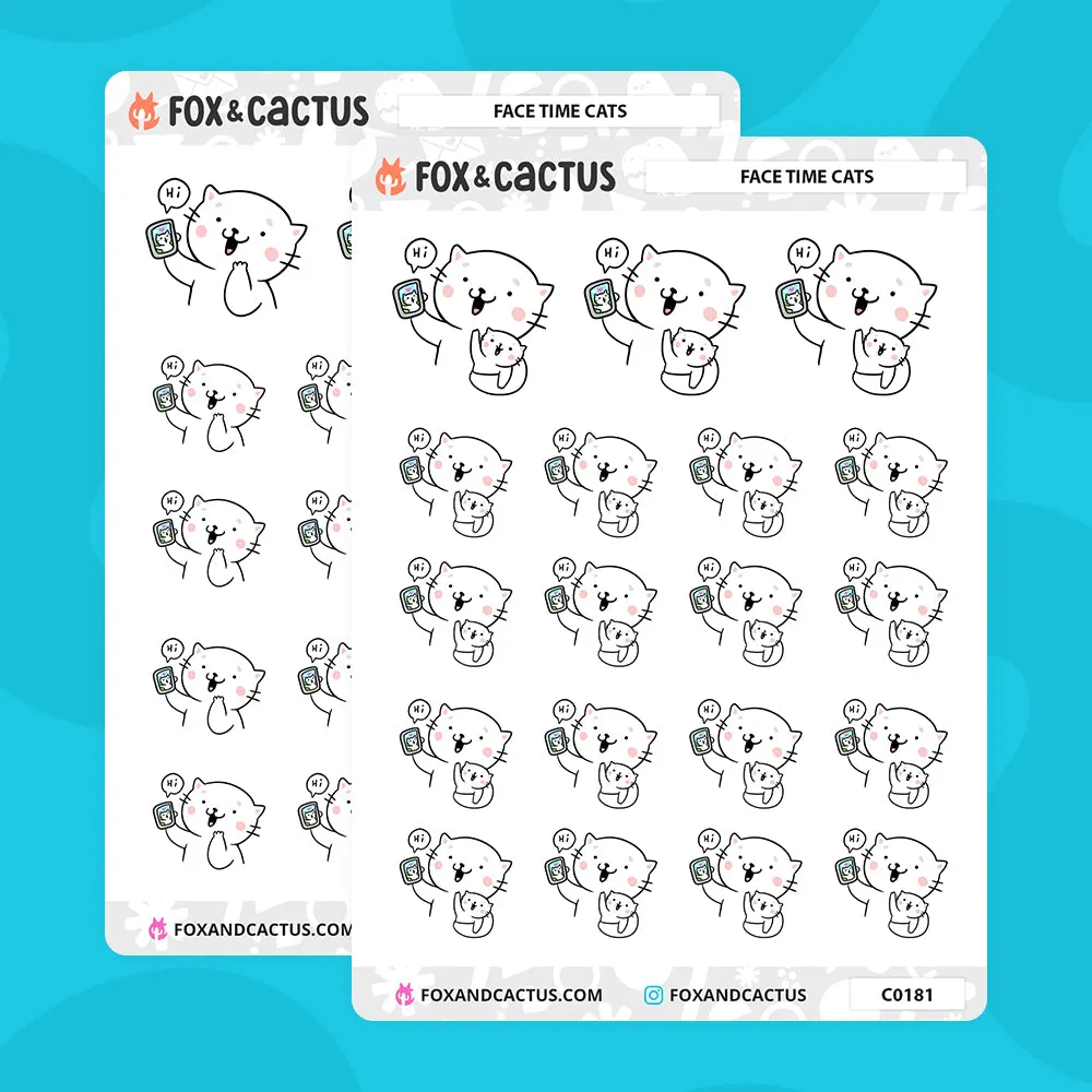 FaceTime Cat Stickers