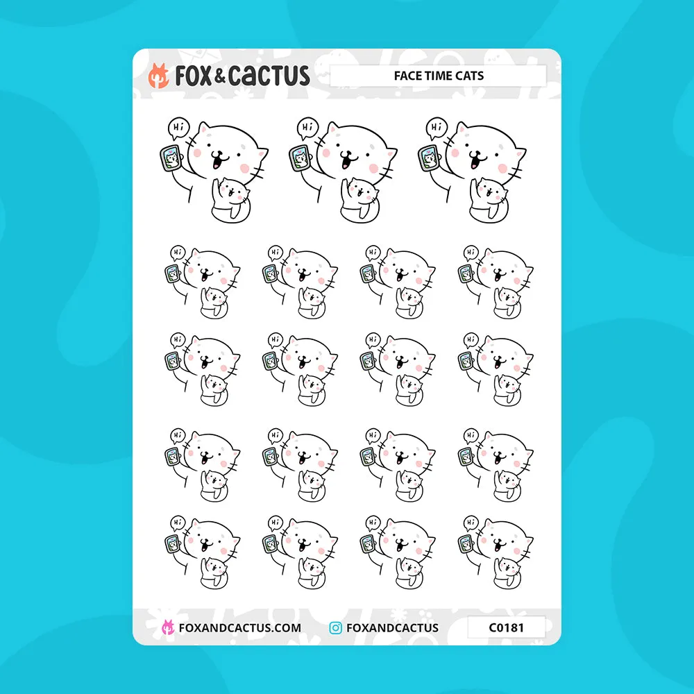 FaceTime Cat Stickers
