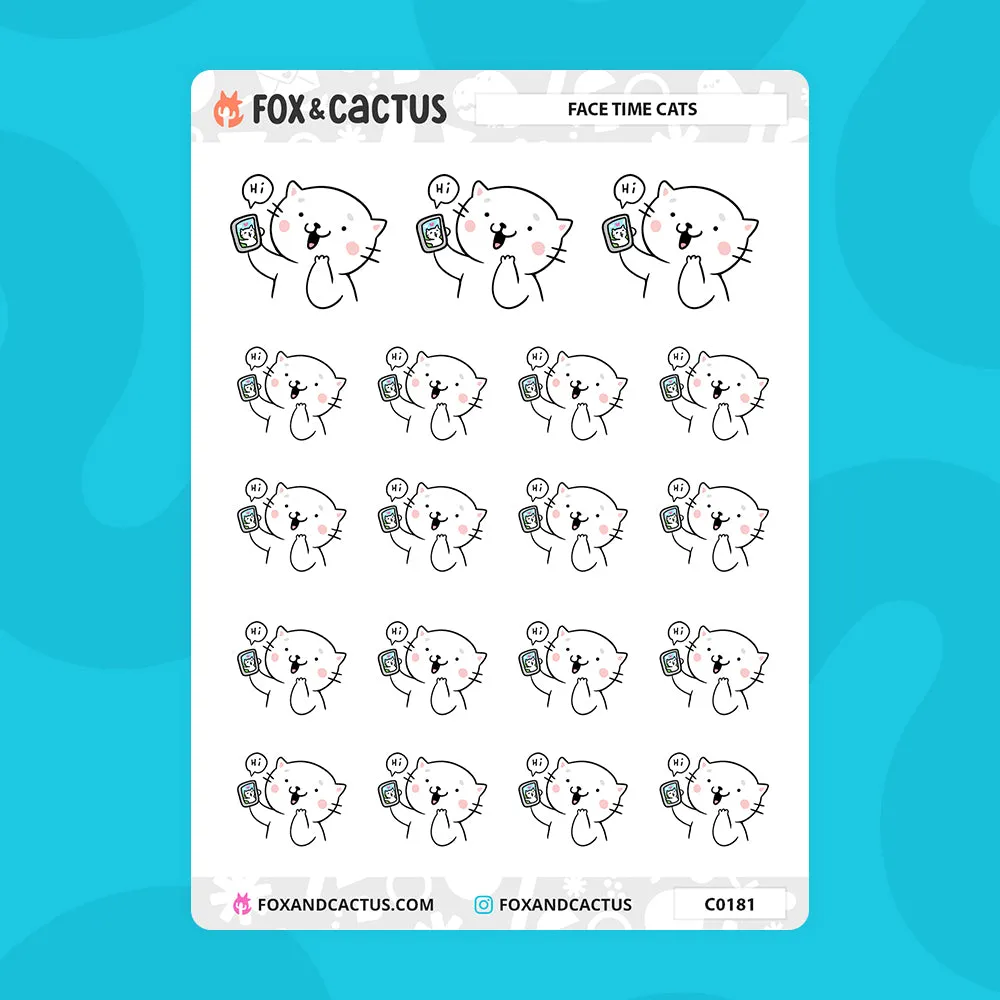 FaceTime Cat Stickers