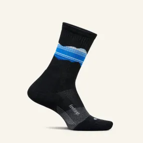 Feetures Trail Max Cushion Mini Crew (Blue Ridge Charcoal)