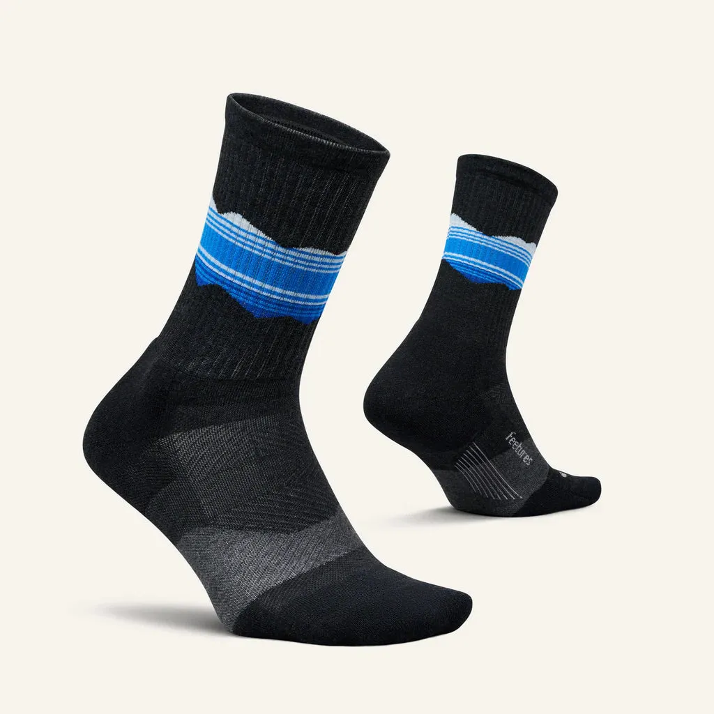 Feetures Trail Max Cushion Mini Crew (Blue Ridge Charcoal)
