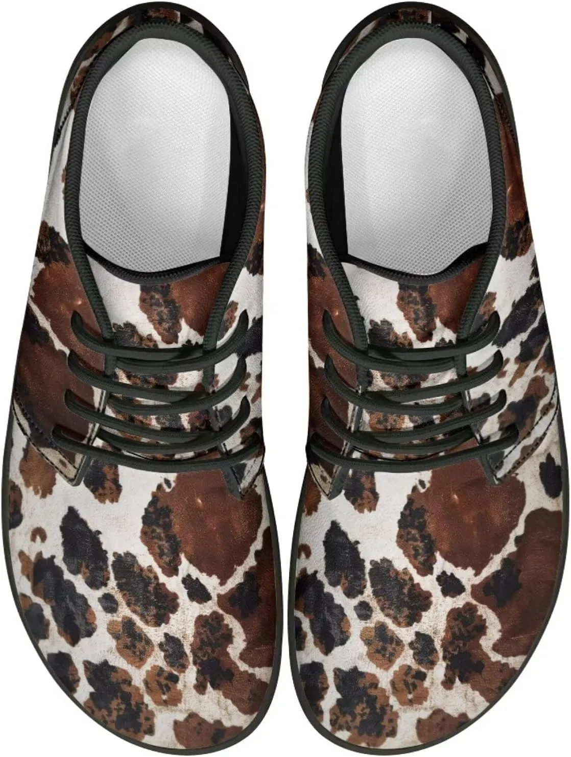 Forchrinse Hawaiian Palm Orange Sky Print Chukka Boots for Men Leather Loafer Walking Shoes Lightweight Wide Toe Dress Office Work Shoes US 6-14