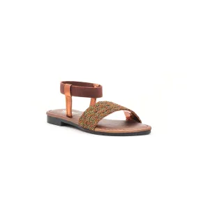 Girls Brown Casual Sandal KD7573