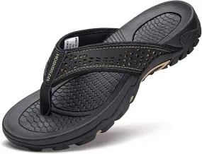 GUBARUN Mens Sport Flip Flops Comfort Casual Thong Sandals Outdoor
