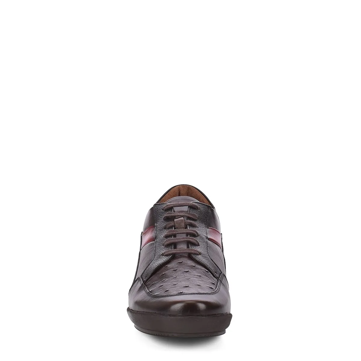 L27AVTS - Cuadra tobacco casual fashion ostrich sneakers for men