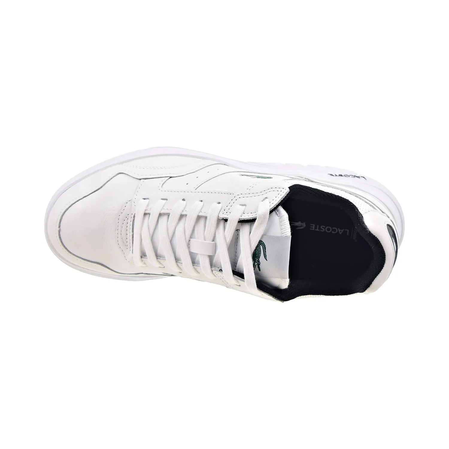 Lacoste Advance Luxe01212 SMA Leather Men's Shoes White-Black