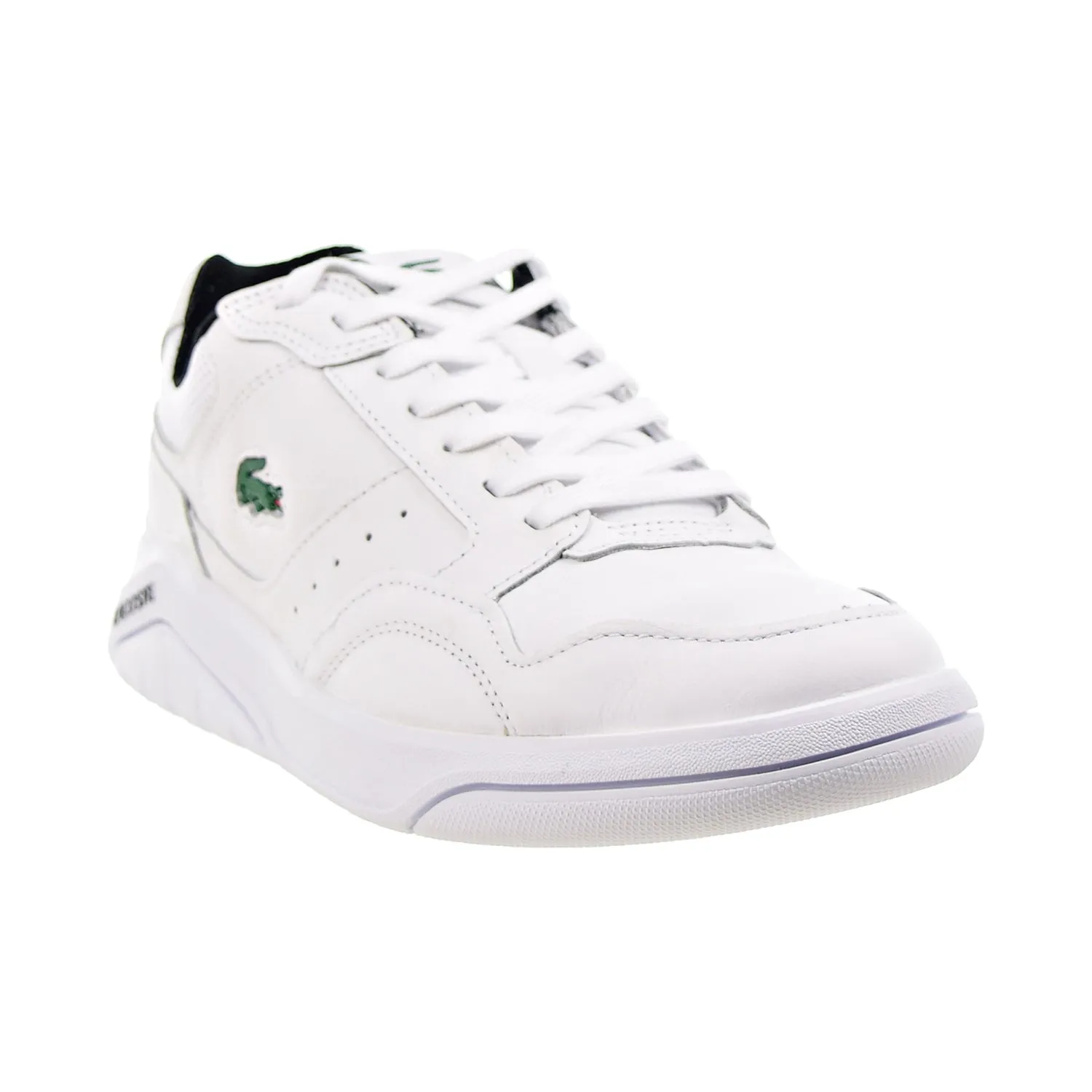 Lacoste Advance Luxe01212 SMA Leather Men's Shoes White-Black