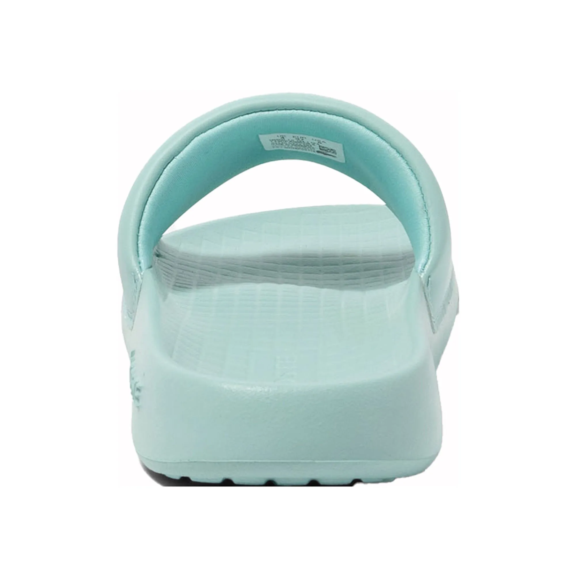 Lacoste Women's Croco 1.0 Synthetic Slides Sandal, Blue