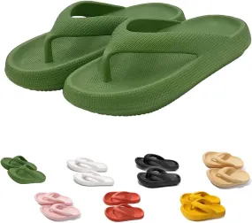 LELEBEAR Cloudies Flip Flops for Women, Cozislides Super Soft Pillow Flip Flops Summer Beach Non-slip Thick Cloud Slides