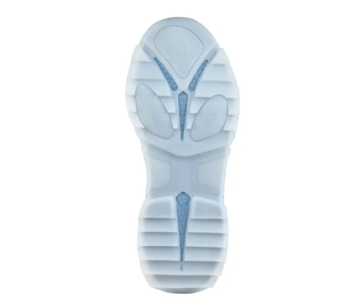 Mazino Stellar Urban Chunky Sneakers Men’s White Blue Mesh