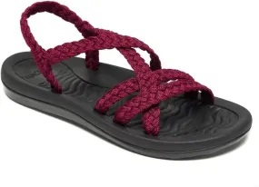 MEGNYA Women's Comfortable Walking Sandals with Arch Support, Athletic Hiking Sandals with Handmade Straps, Outdoor Soft Water Sandals for Beach Poolside Travel Camping