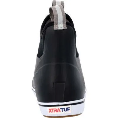 Men's 6" Ankle Deck Boot - Black