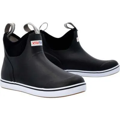 Men's 6" Ankle Deck Boot - Black