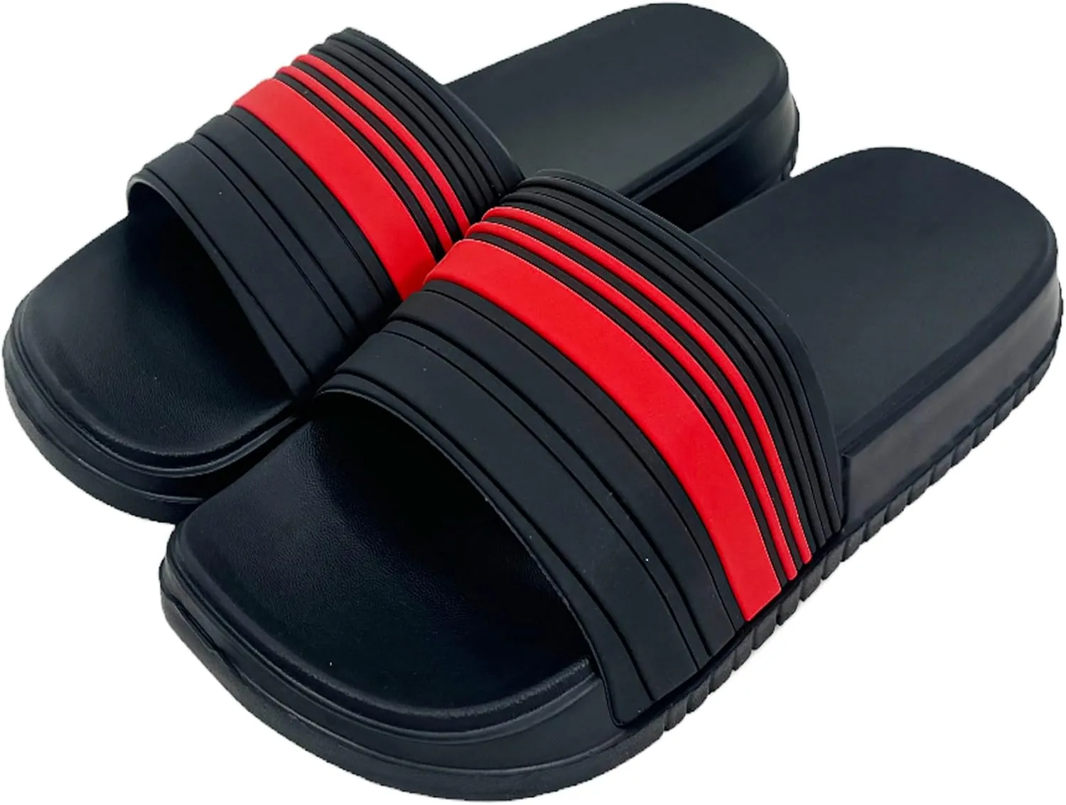 Men's Sport Slide Sandals Beach Home Indoor Outdoor Non Slip Shower Slippers