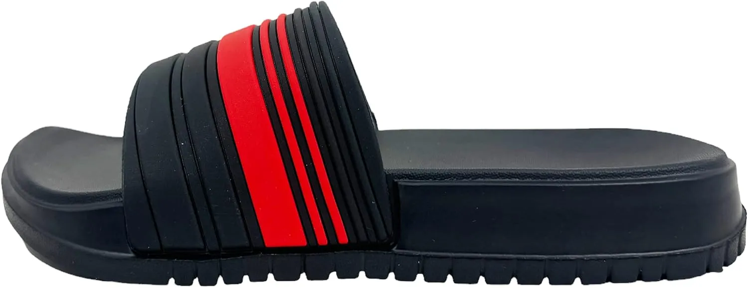 Men's Sport Slide Sandals Beach Home Indoor Outdoor Non Slip Shower Slippers