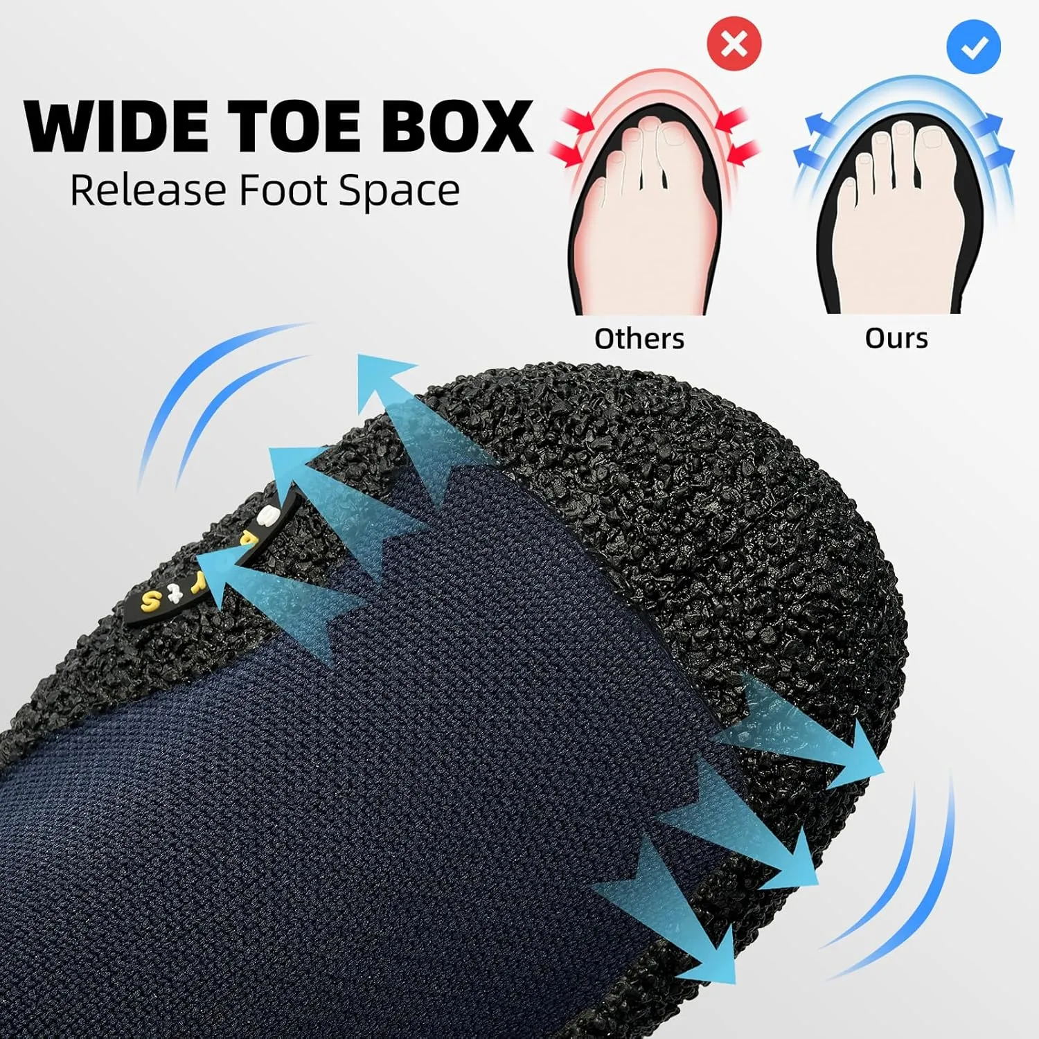 PPQ Mens Womens Minimalist Barefoot Sock Shoes Ultra Portable Non Slip Multi-Purpose Water Footwear Lightweight Comfort