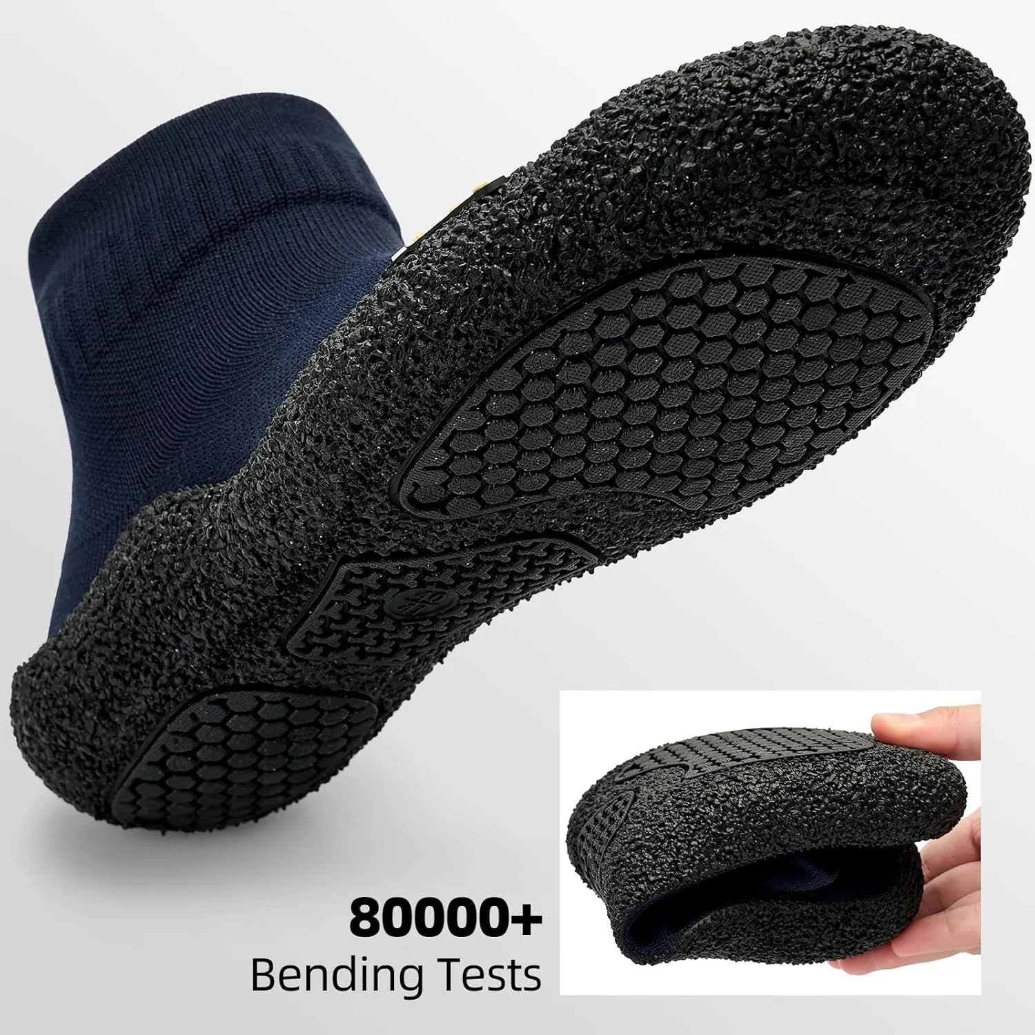 PPQ Mens Womens Minimalist Barefoot Sock Shoes Ultra Portable Non Slip Multi-Purpose Water Footwear Lightweight Comfort