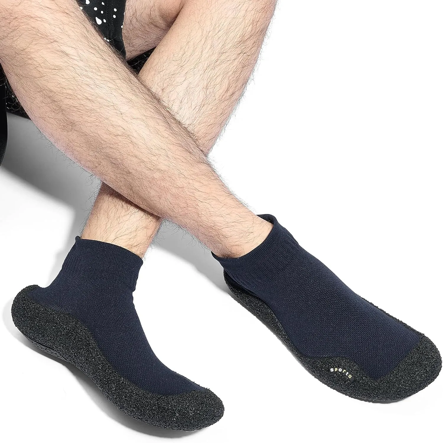 PPQ Mens Womens Minimalist Barefoot Sock Shoes Ultra Portable Non Slip Multi-Purpose Water Footwear Lightweight Comfort
