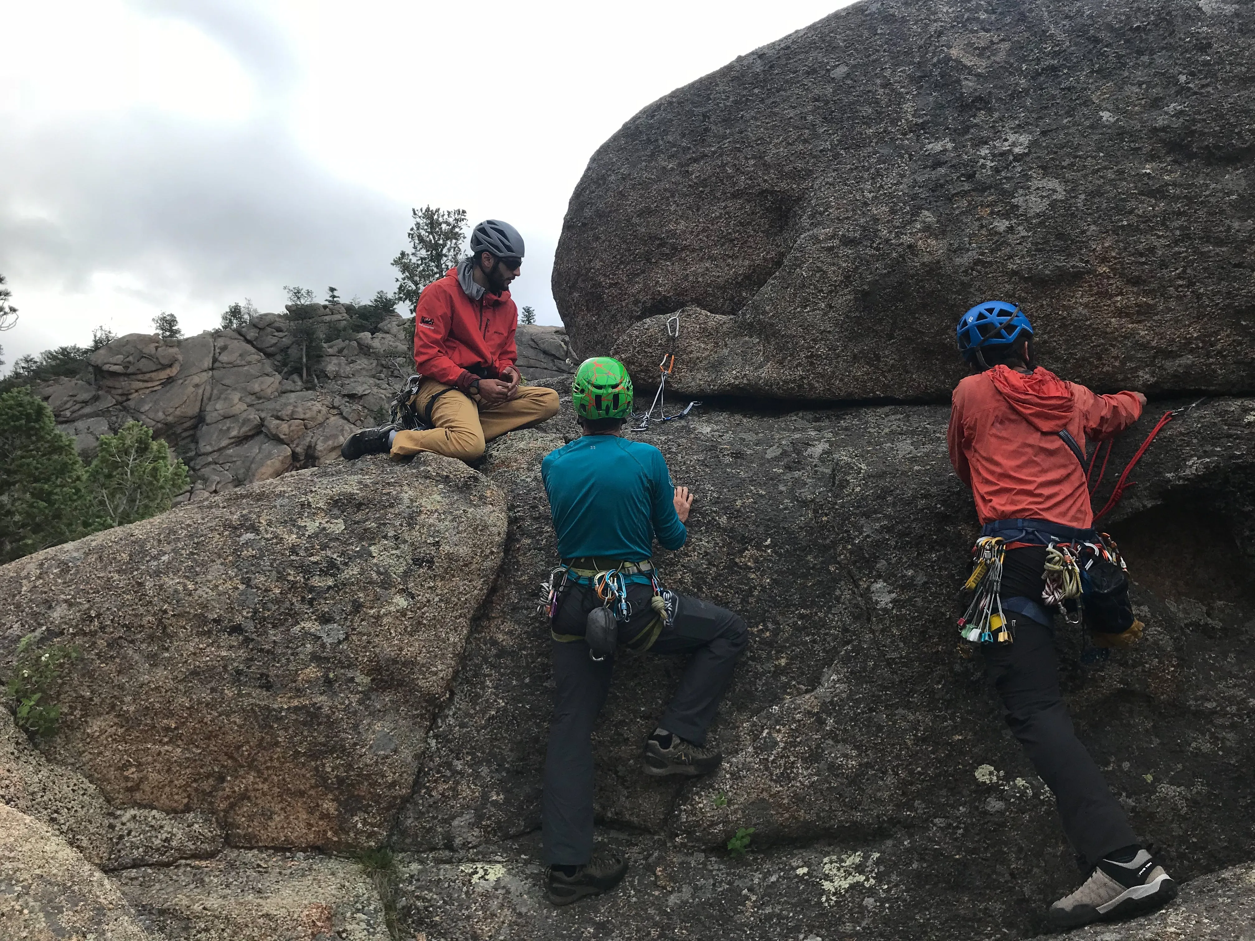 Rock Climbing Anchor Building Course in Tahoe