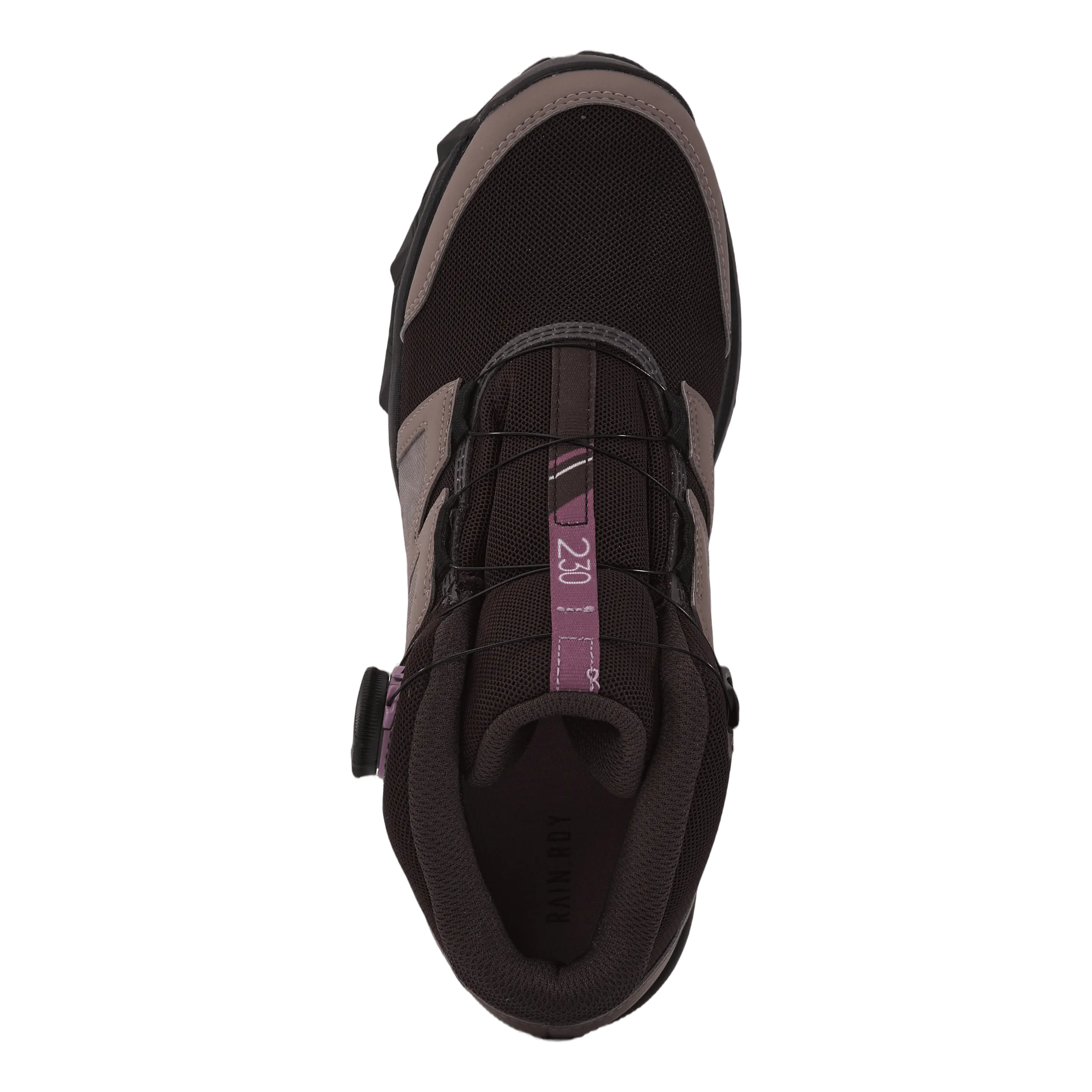 Terrex Agravic Boa Mid RAIN.RDY Hiking Shoes Shadow Maroon / Matt Purple Met. / Wonder Red