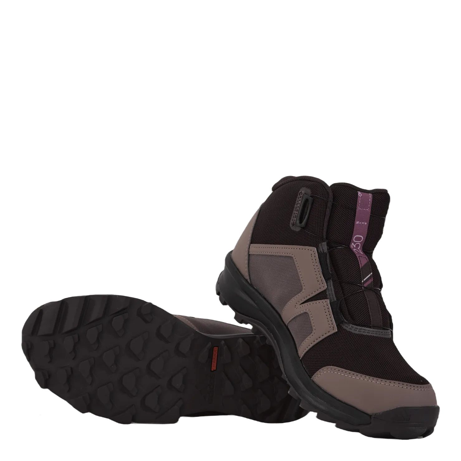 Terrex Agravic Boa Mid RAIN.RDY Hiking Shoes Shadow Maroon / Matt Purple Met. / Wonder Red