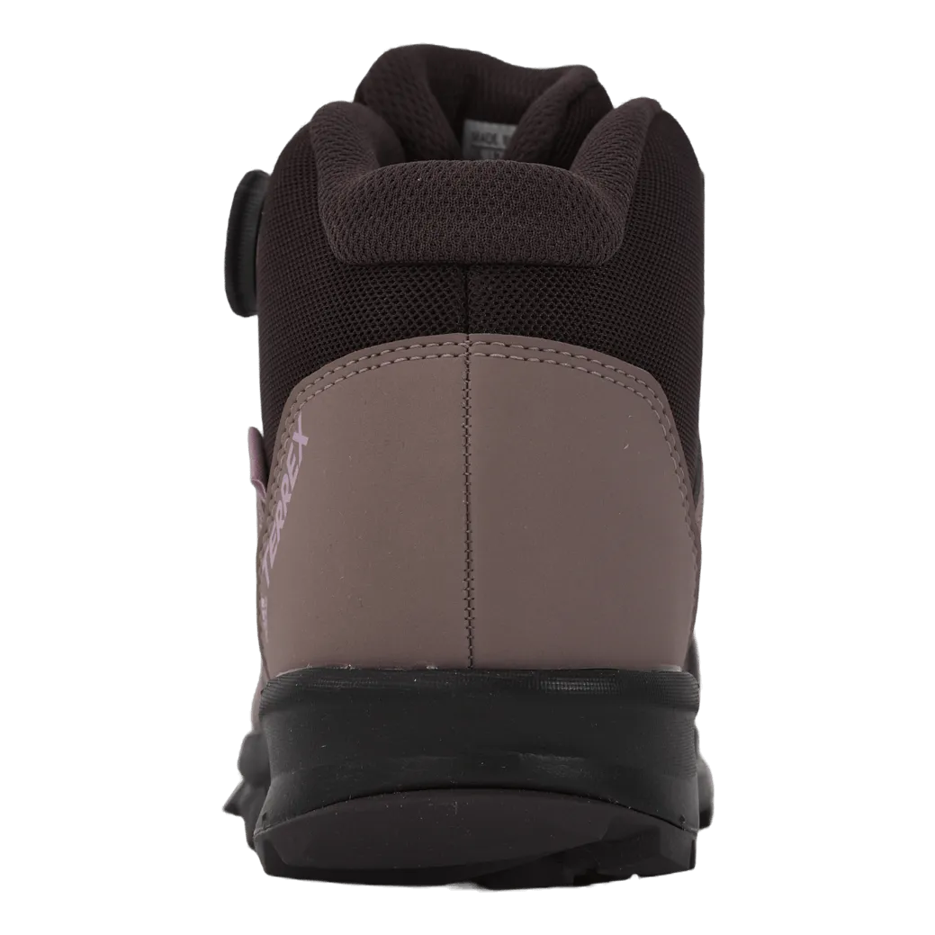 Terrex Agravic Boa Mid RAIN.RDY Hiking Shoes Shadow Maroon / Matt Purple Met. / Wonder Red