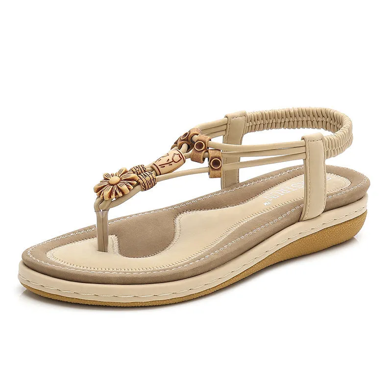 Vanccy Bohemia Women Ladies Fashion Flat Sandals