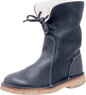 Waterproof Snow Boots for Women, Wide Width Ankle Boots Warm Insulated Faux Fur Lined Waterproof Lace Up Snow Boots Winter Fuzzy Snow Boots Short Ankle Boot with Fur Lined