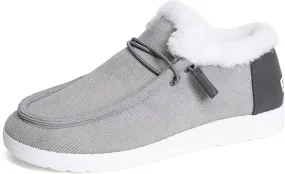 Winter Dress Boots For Women 2024 Ankle Booties Slip On Comfortable Snow Fuzzy Boots Casual Fur Lined Loafers Shoes