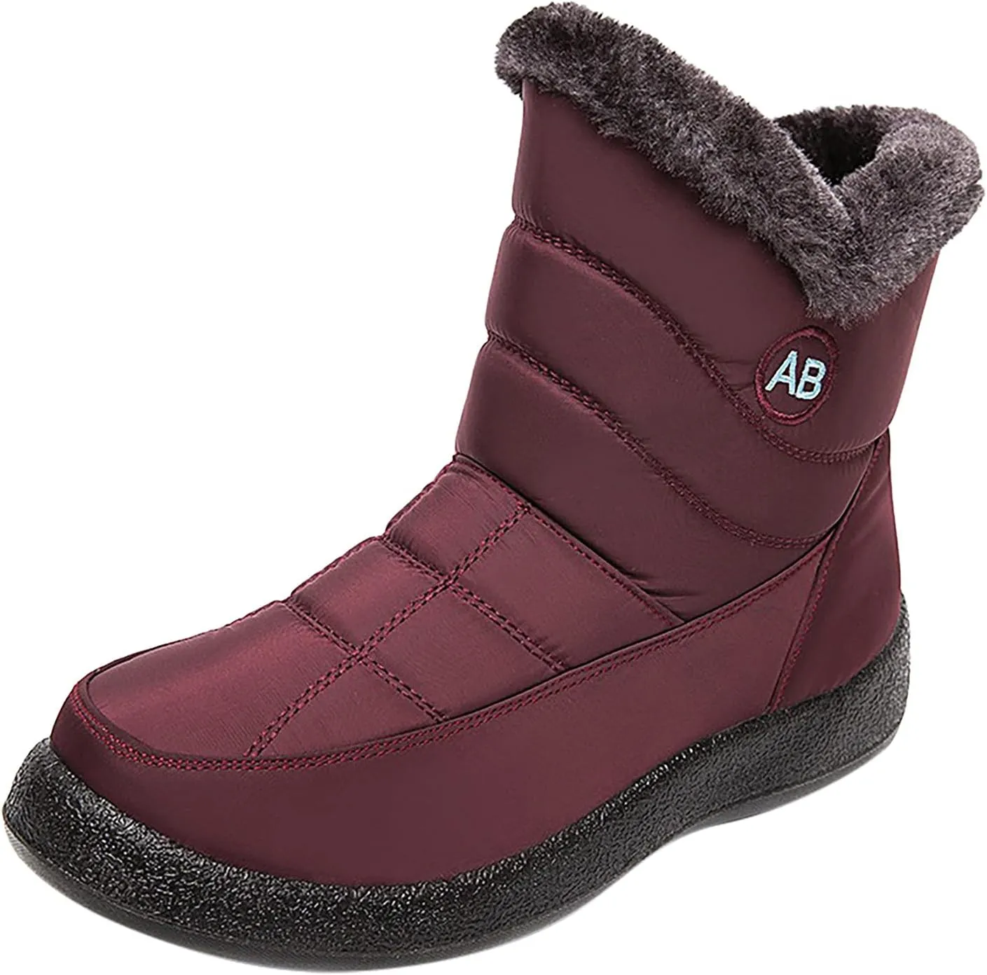 Womens Boots Winter Cute Ladies Premium Warm & Comfy Snow Boots Snow Boots Womens Winter Ankle Boots Ladies Plush Lined Snow Boot Barefoot Shoes Men Mens Booties Winter