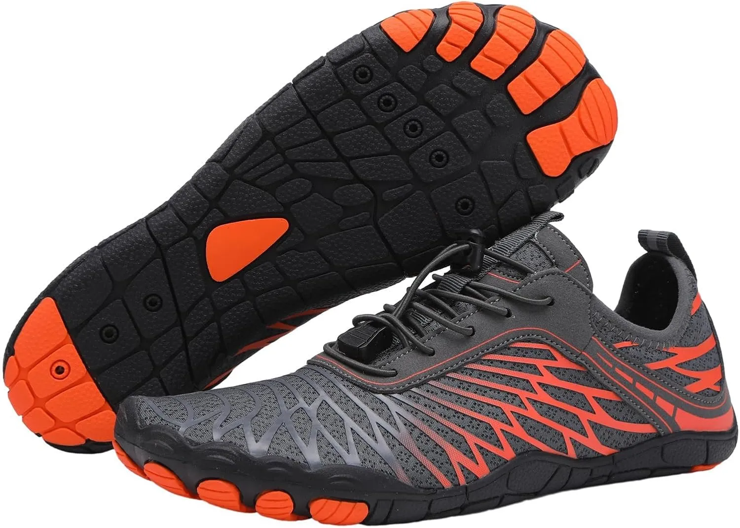Womens Mens Barefoot Shoes Lightweight Non Slip Grounded Shoes Casual Quick Dry Water Shoes for Women Men Fashion Breathable Hiking Footwear for Riding Climbing Swimming Surfing Camping Boating