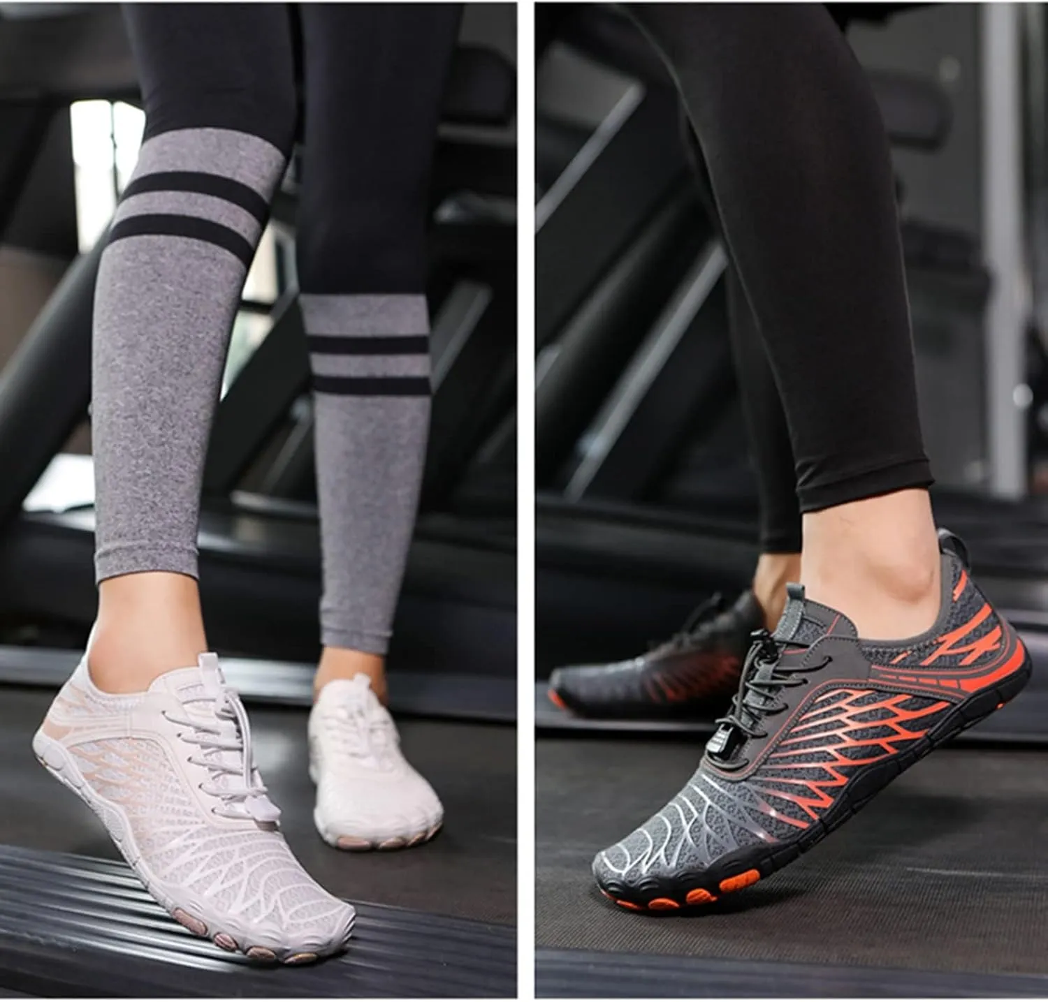 Womens Mens Barefoot Shoes Lightweight Non Slip Grounded Shoes Casual Quick Dry Water Shoes for Women Men Fashion Breathable Hiking Footwear for Riding Climbing Swimming Surfing Camping Boating