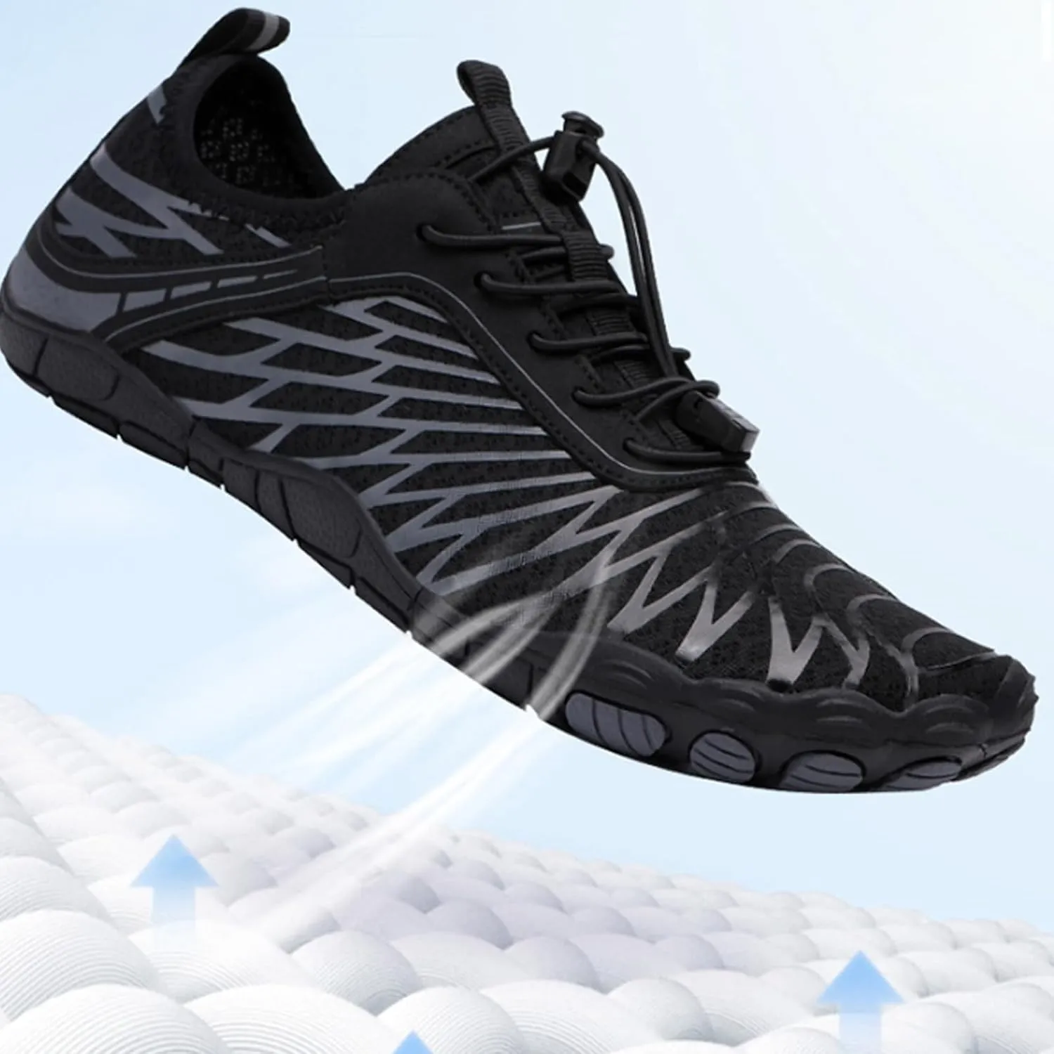 Womens Mens Barefoot Shoes Lightweight Non Slip Grounded Shoes Casual Quick Dry Water Shoes for Women Men Fashion Breathable Hiking Footwear for Riding Climbing Swimming Surfing Camping Boating