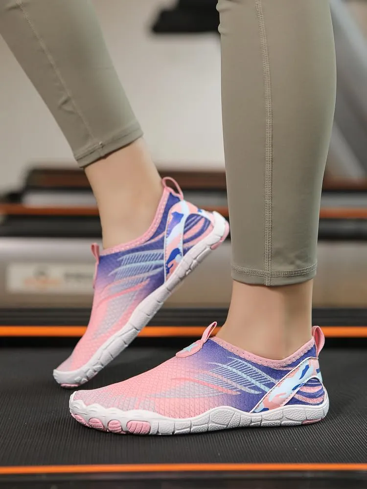 Womens Mens Water Shoes Quick Dry Non Slip Grounded Shoes for Women Men Wide Toe Box Barefoot Shoes Lightweight Breathable Hiking Footwear for Swimming Surfing Riding Climbing Camping Exercising