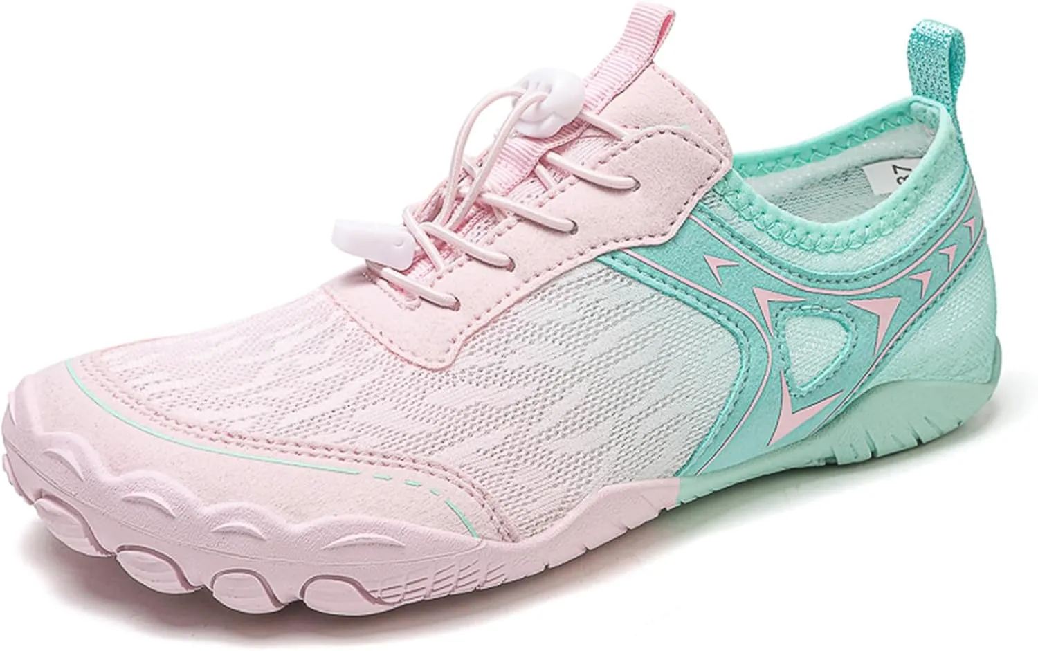 Womens Mens Water Shoes,Healthy & Non-Slip Hike Barefoot Shoes,Lightweight Quick Dry Trail Running Footwear,Outdoor Beach Wide Toe Box Surf Footwear with Adjustable Strap